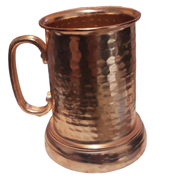 Copper clear bottom beer mug circa 1970 made in Hong kong - Picture 1 of 5